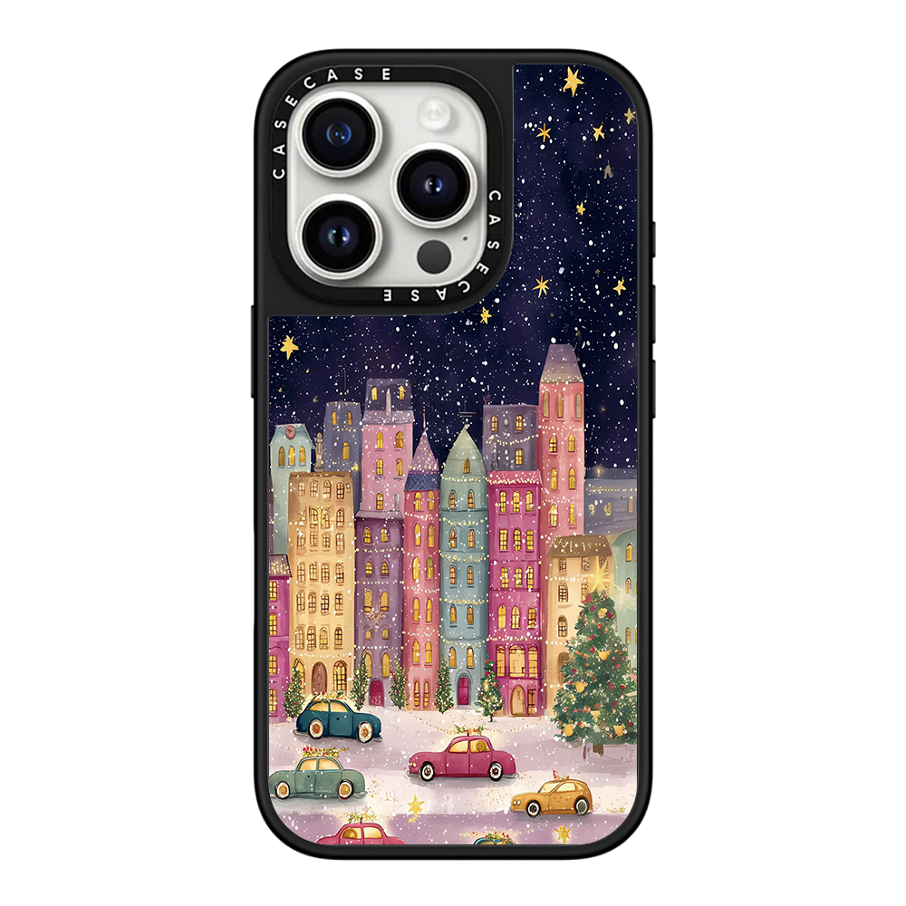 COQUE MAGNETIQUE POUR IPHONE A MOTIF DE NOEL