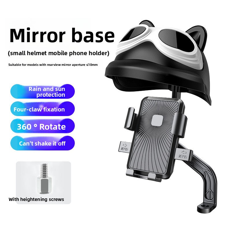 SUPPORT TELEPHONE COMPACT POUR CASQUE VELO/MOTO