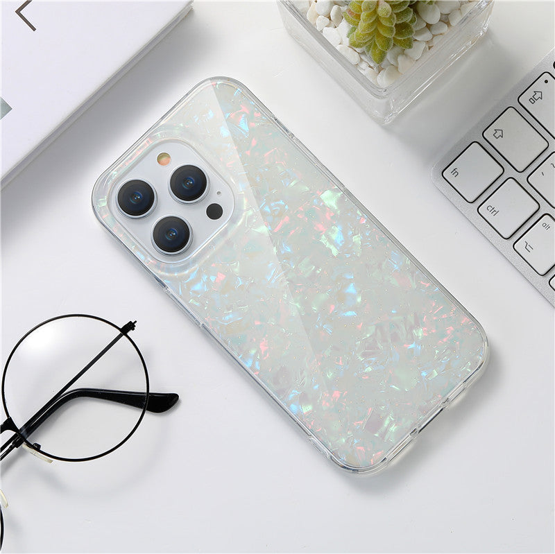 ETUI MAGNETIQUE POUR IPHONE AVEC COQUE A PAILLETTES