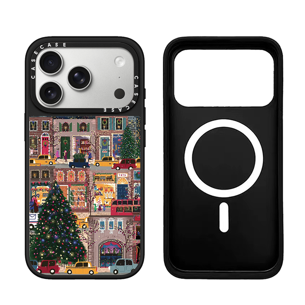 COQUE MAGNETIQUE POUR IPHONE A MOTIF DE NOEL