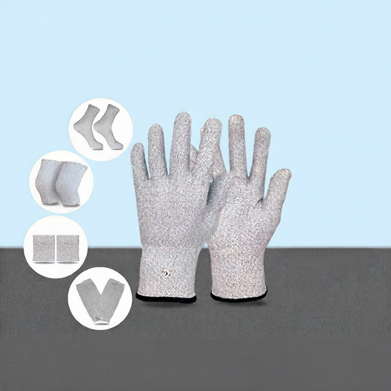 GANTS CONDUCTEURS D'ELECTROTHERAPIE EN FIBRE D'ARGENTS