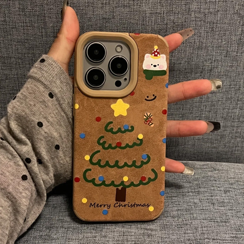 COQUE IPHONE MOTIF SAPIN DE NOEL