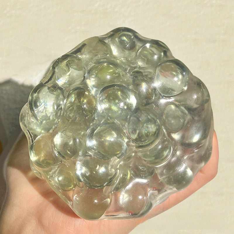 BALLE ANTI-STRESS SENSORIELLE TRANSPARENTE