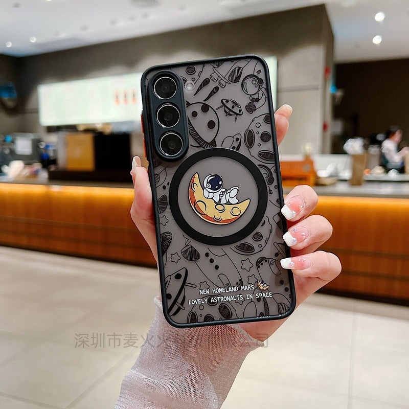 ETUI TELEPHONE EN VENTOUSE MAGNETIQUE INTEGREE