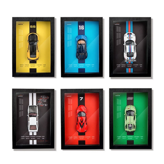 MODELE VOITURE REDUIT EN ALLIAGE/ TABLEAU DECORATIF A SUSPENDRE