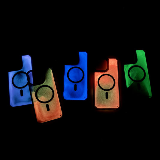 ETUI TELEPHONE EFFETS SABLES MOUVANTS PHOSPHORESCENTS