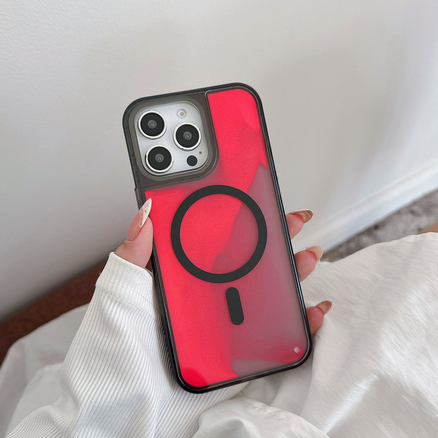 ETUI TELEPHONE AVEC EFFETS SABLES MOUVANTS