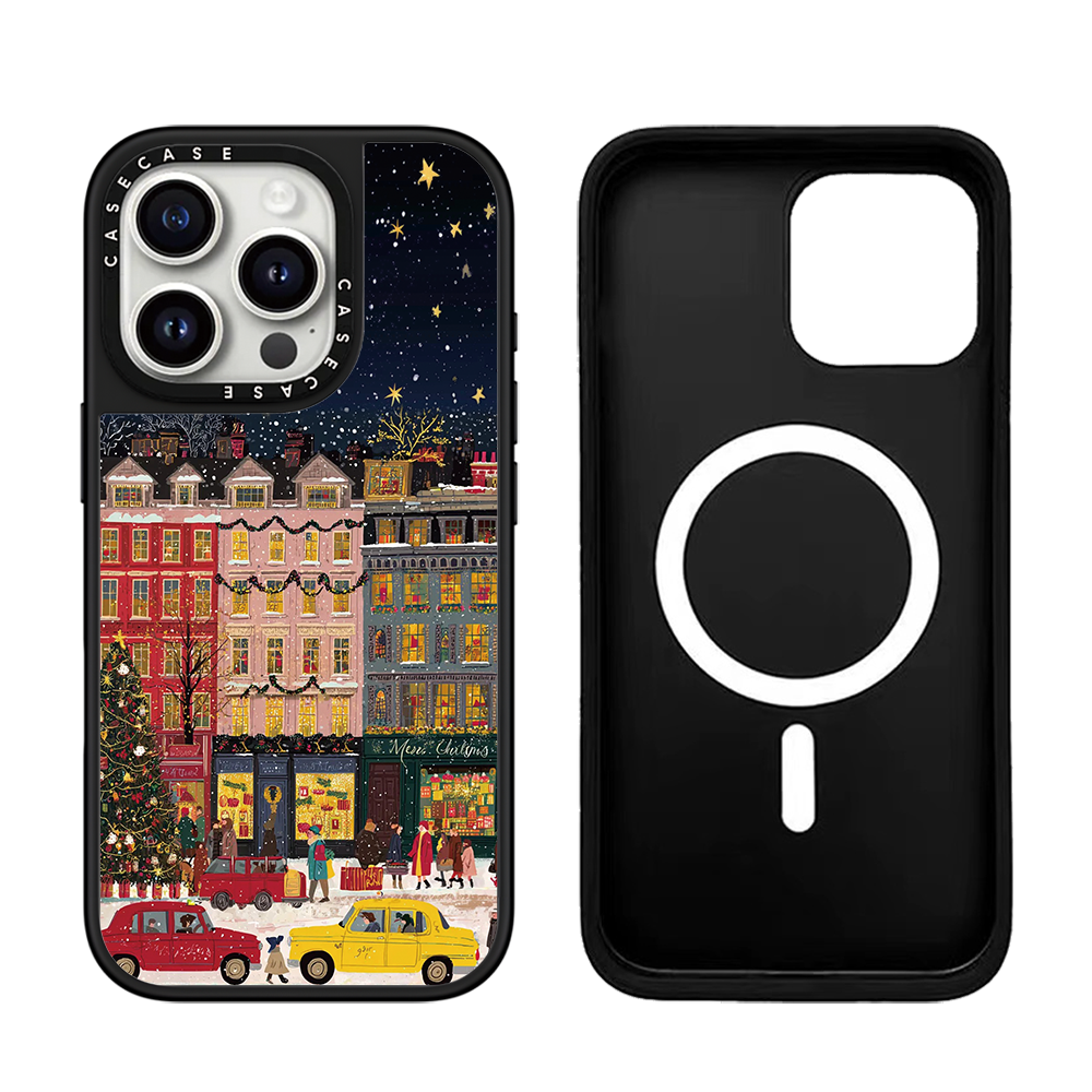 COQUE MAGNETIQUE POUR IPHONE A MOTIF DE NOEL
