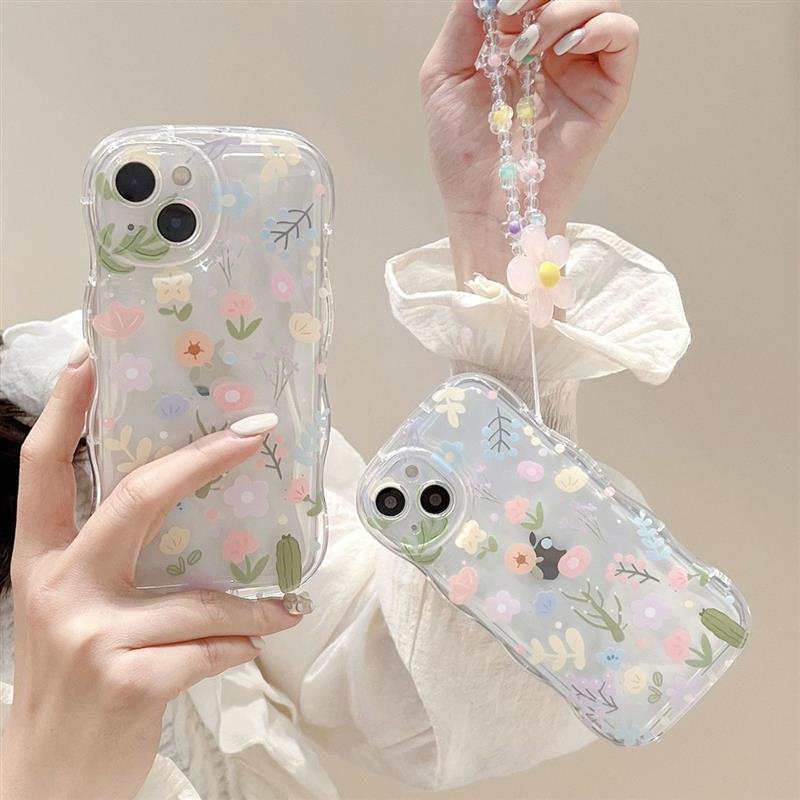 ETUI DE PROTECTION POUR TELEPHONE A MOTIF FLORAL