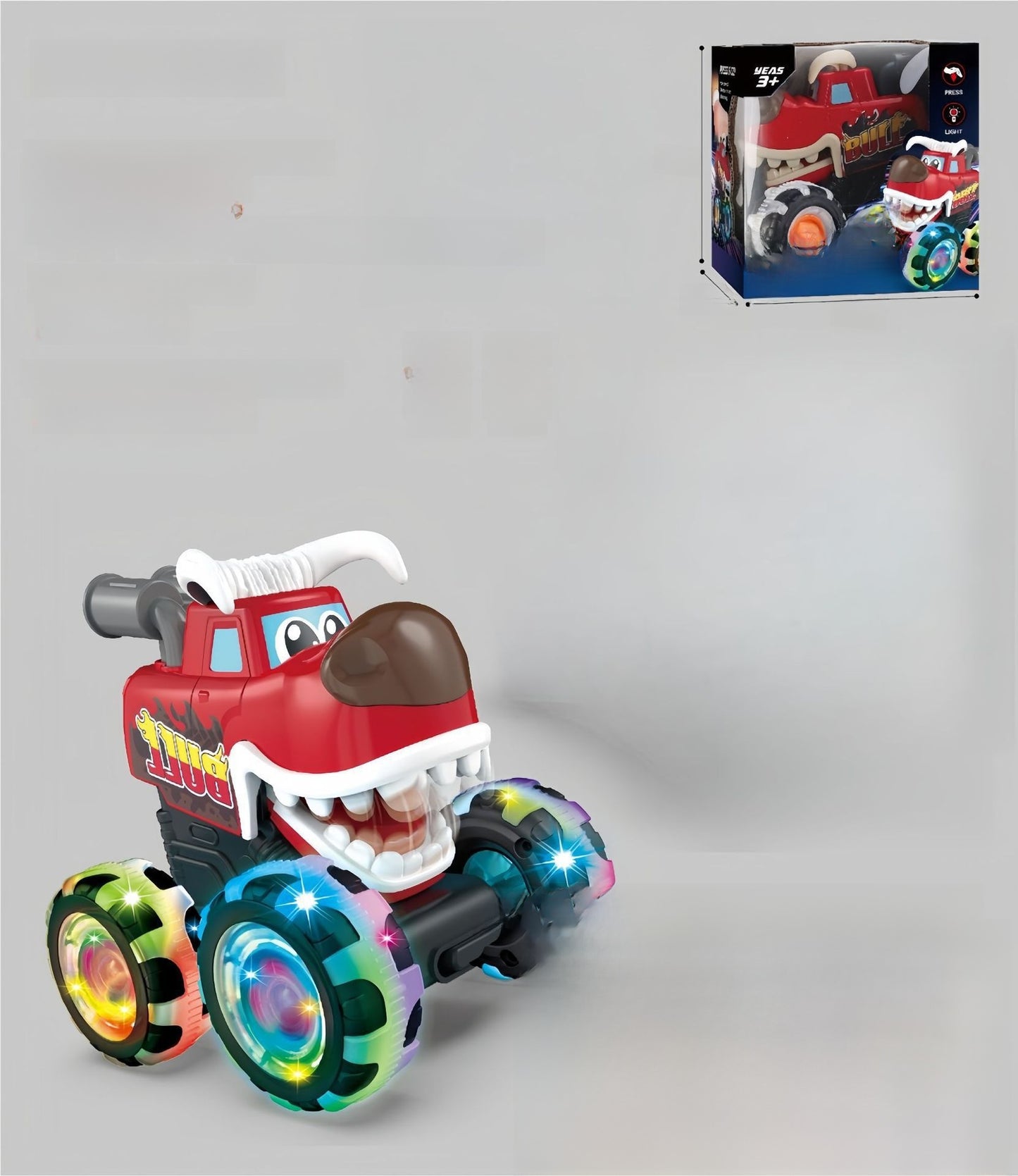 VEHICULE TOUT-TERRAIN AVEC LUMIERES COLOREES