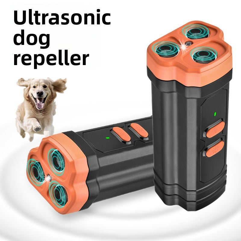 LAMPE TORCHE ANTI-ABOIEMENTS SONIQUES A DOUBLE TETE