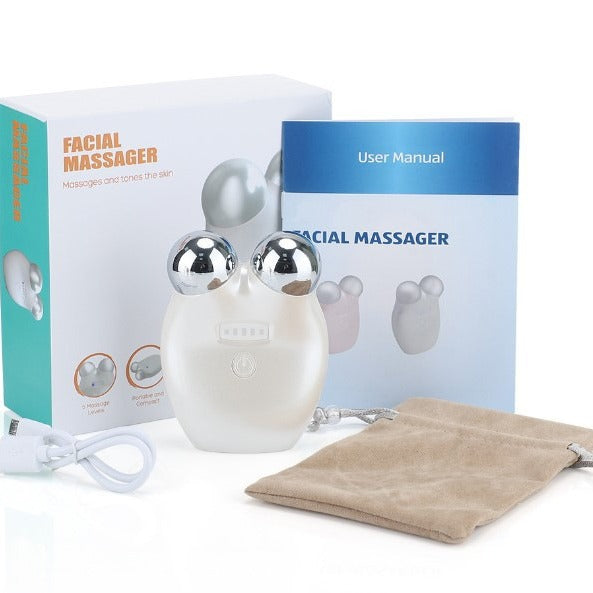APPAREIL DE MASSAGE FACIAL A MICROCOURANT EMS