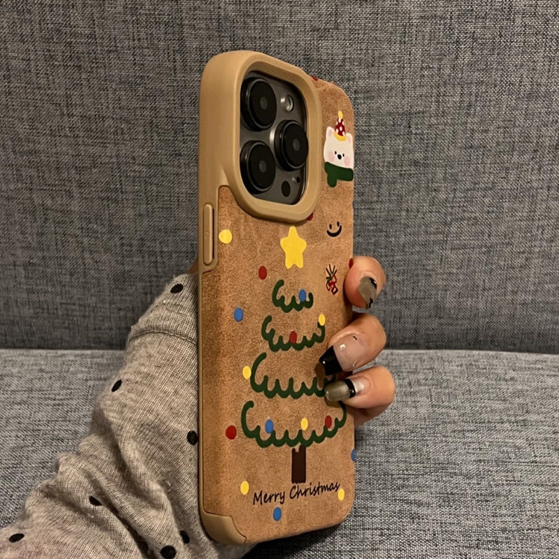 COQUE IPHONE MOTIF SAPIN DE NOEL