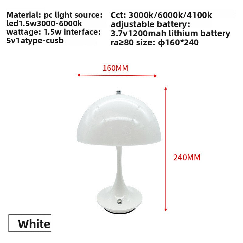 LAMPE DE TABLE RECHARGEABLE A COMMANDE TACTILE