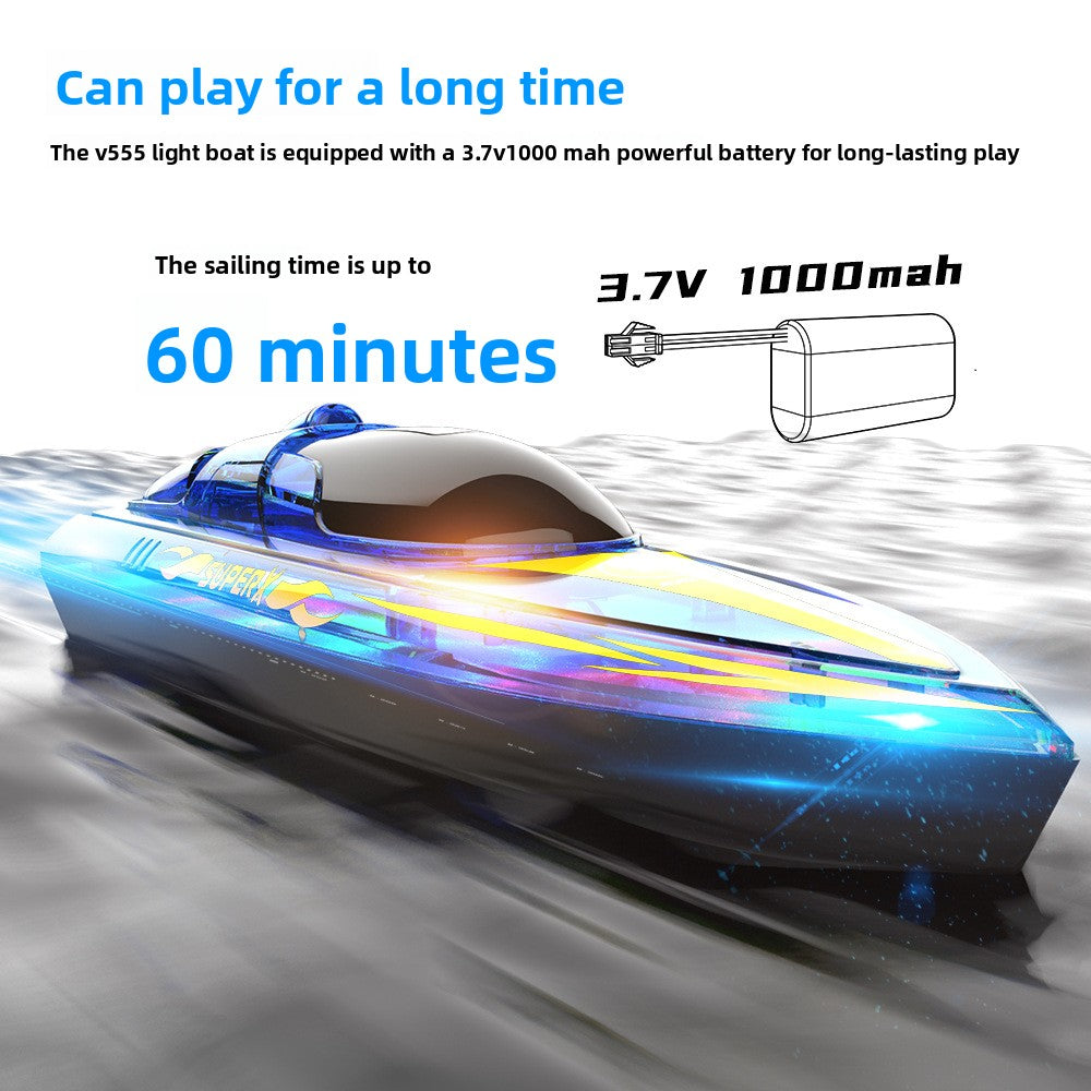 BATEAU A COMMANDE LUMINEUSE