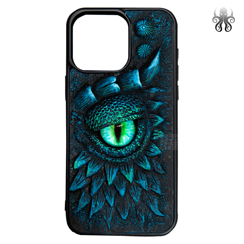 COQUE TELEPHONE AVEC MOTIF DRAGON EN RELIEF