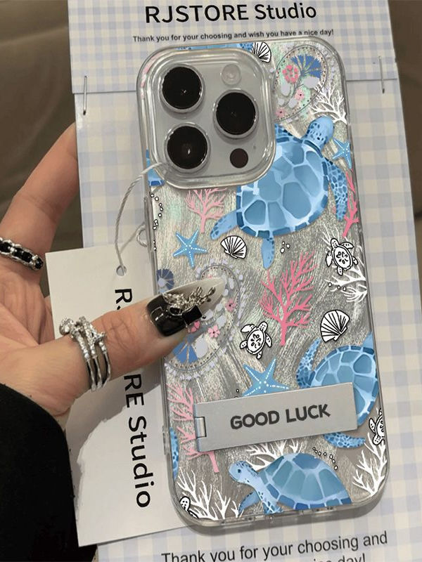 COQUE DE TELEPHONE TORTUE CORAIL