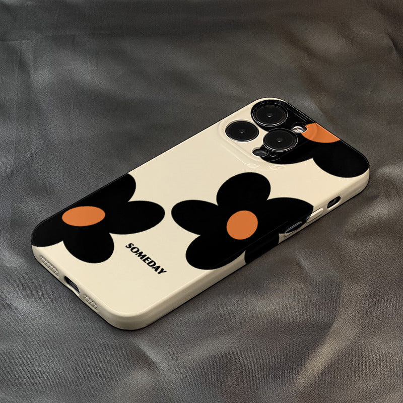 ETUI MAGNETIQUE POUR IPHONE MOTIF FLORAL