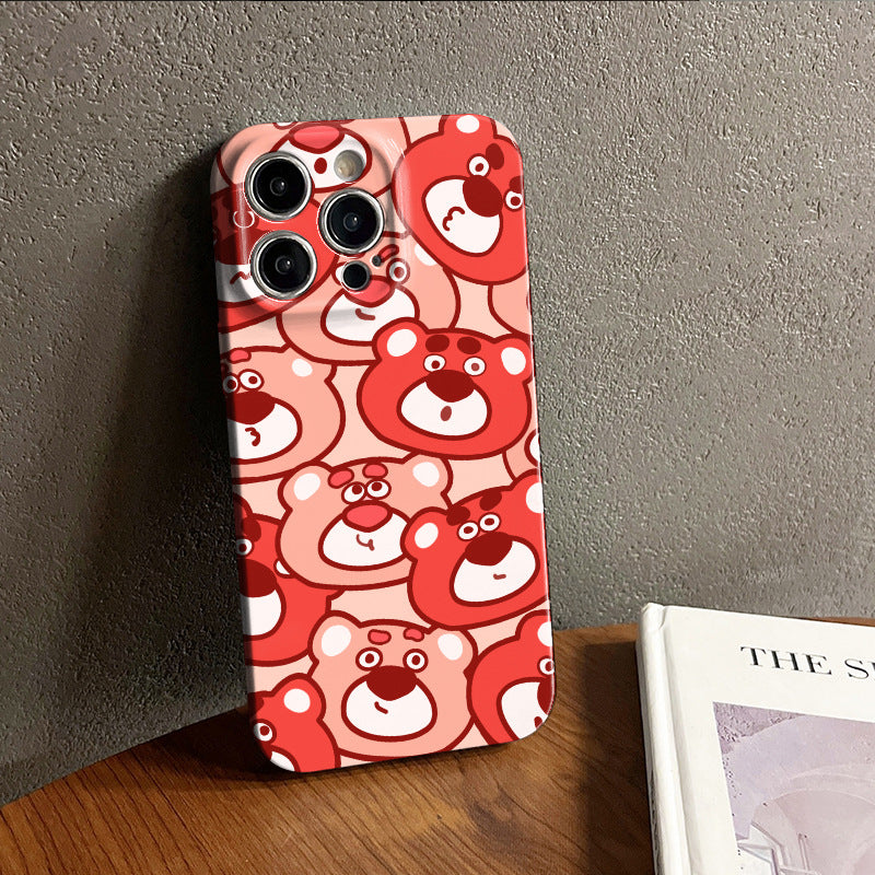 ETUI MAGNETIQUE POUR IPHONE MOTIF FLORAL