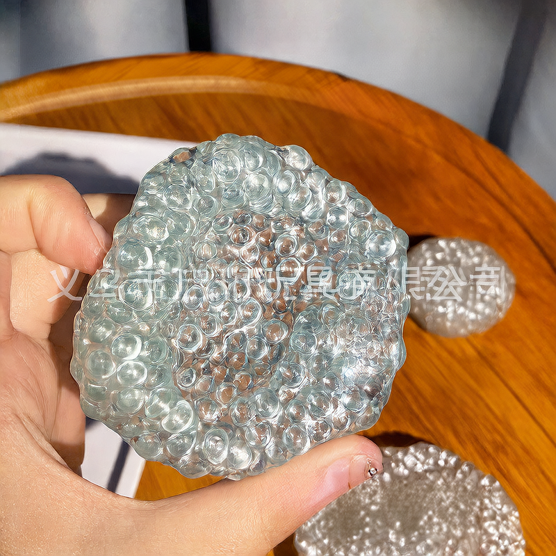 BALLE ANTI-STRESS SENSORIELLE TRANSPARENTE