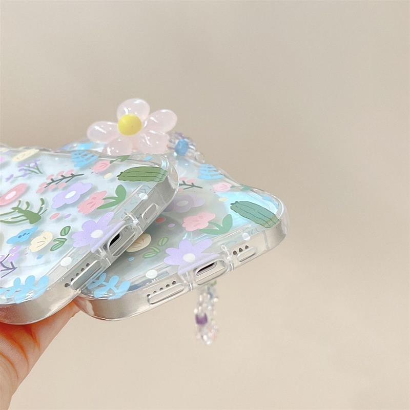 ETUI DE PROTECTION POUR TELEPHONE A MOTIF FLORAL