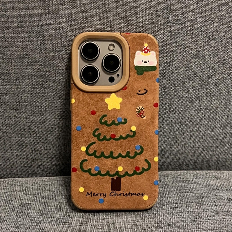 COQUE IPHONE MOTIF SAPIN DE NOEL