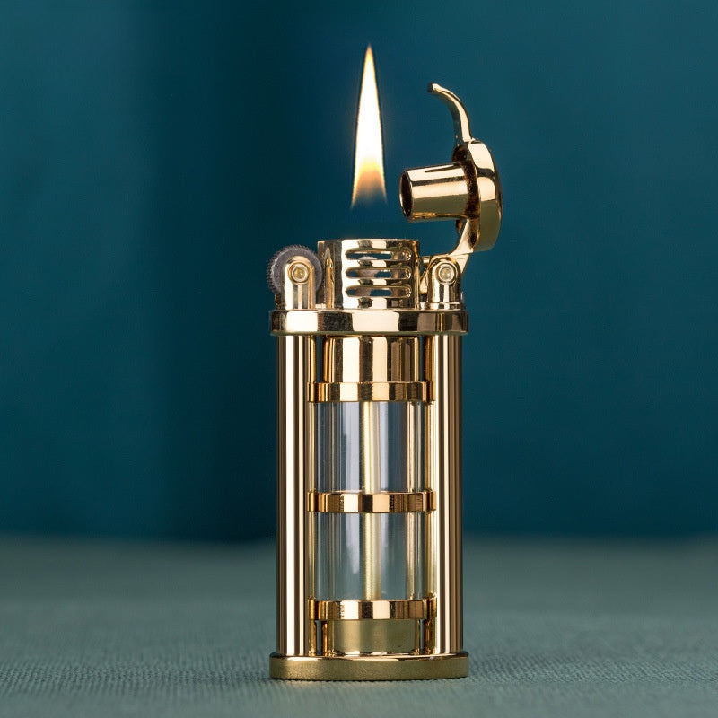 ALLUME-RESERVOIR VISIBLE BRIQUET RETRO