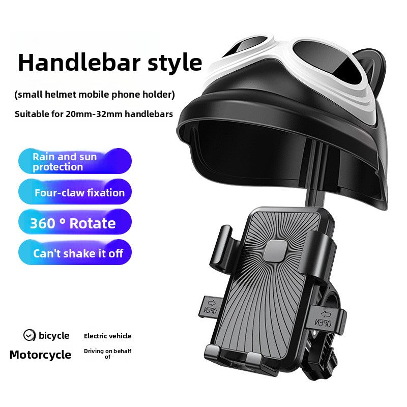 SUPPORT TELEPHONE COMPACT POUR CASQUE VELO/MOTO