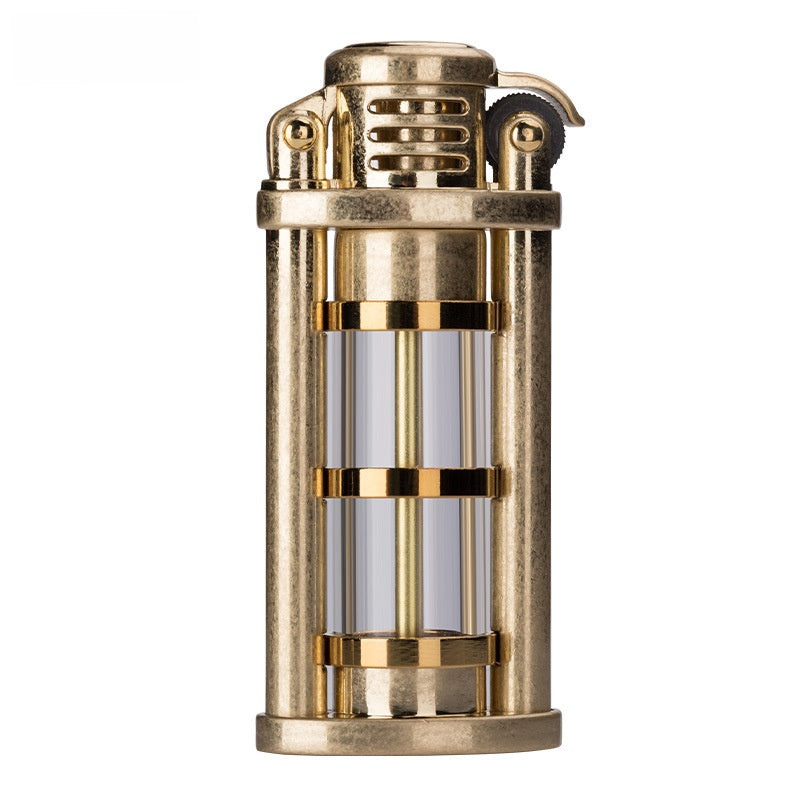 ALLUME-RESERVOIR VISIBLE BRIQUET RETRO