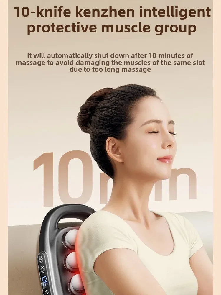 PISTOLET DE FASCIA/MASSEUR MULTI-TETES