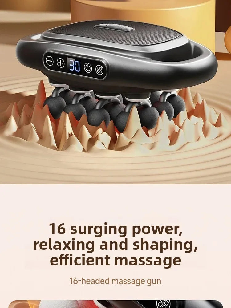 PISTOLET DE FASCIA/MASSEUR MULTI-TETES