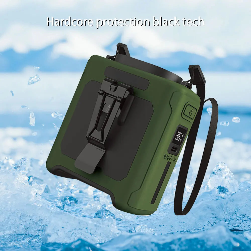 VENTILATEUR 10000mAh AVEC 5 VITESSES ET LUMIERE