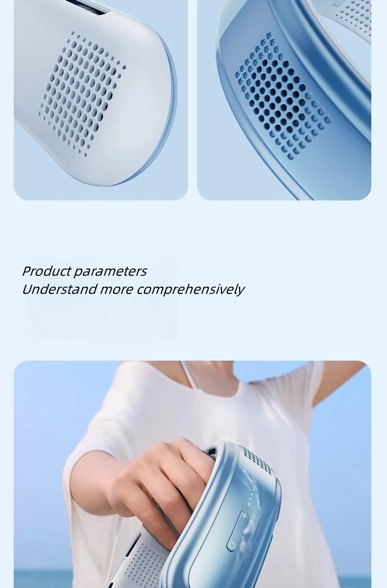 VENTILATEUR DE COU PORTABLE/RECHARGEABLE