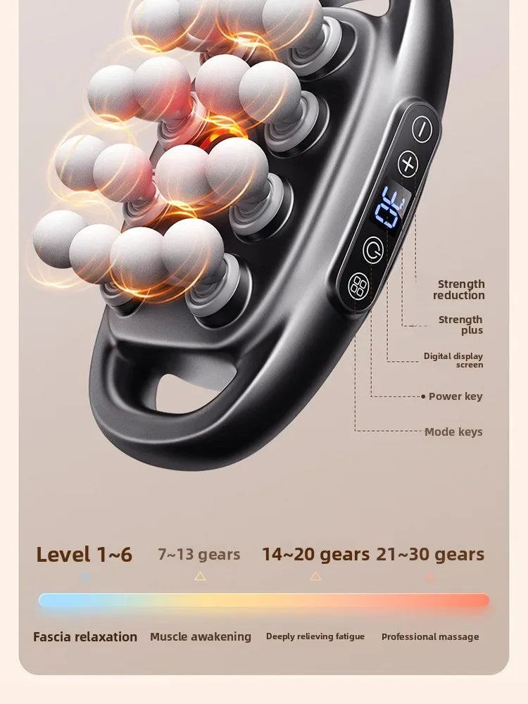 PISTOLET DE FASCIA/MASSEUR MULTI-TETES