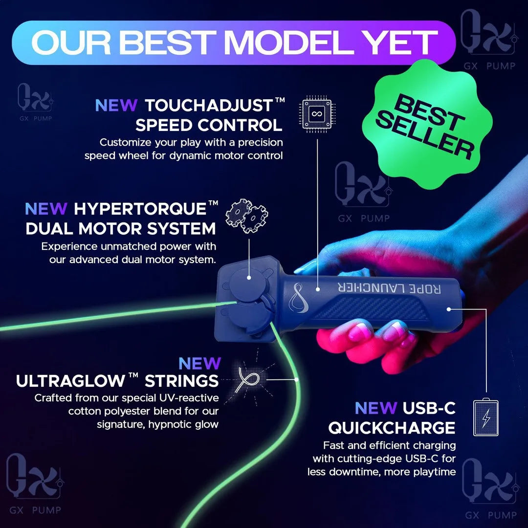 LANCEUR DE CORDE ELECTRIQUE USB/JOUET FIDGET