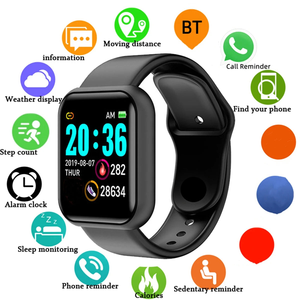 SMART WATCH HOMMES/FEMMES/FITNESS
