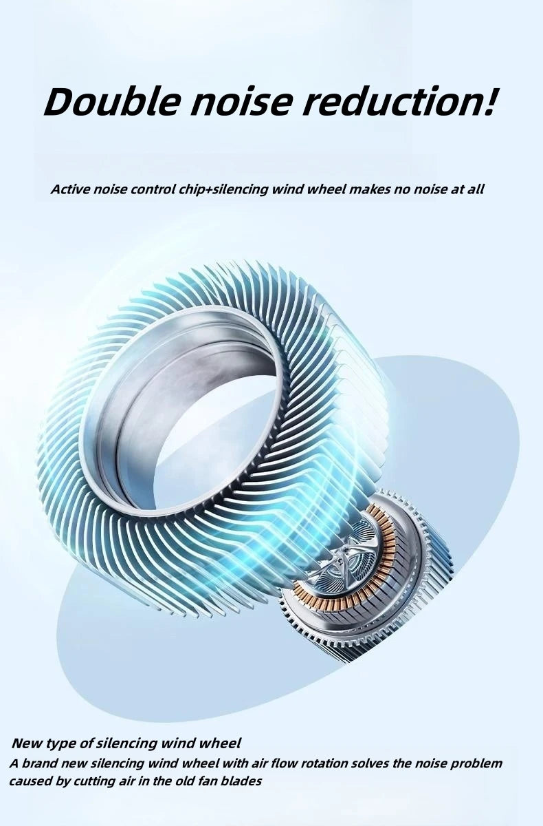 VENTILATEUR DE COU PORTABLE/RECHARGEABLE