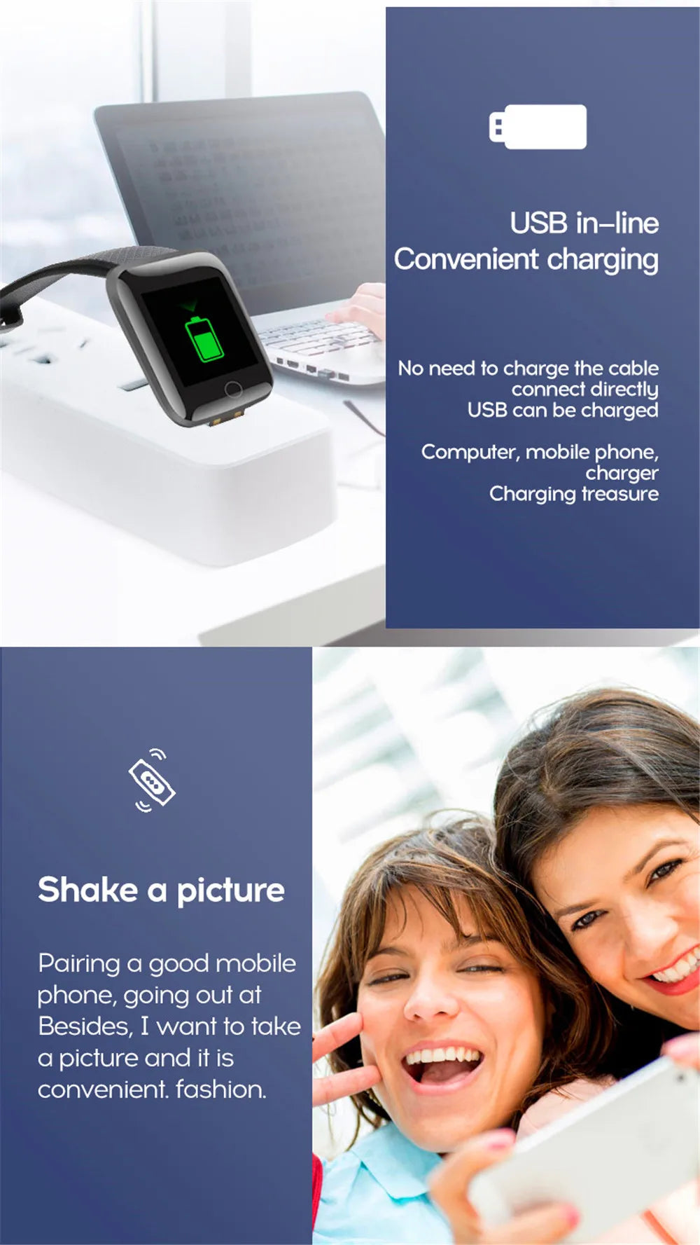 SMART WATCH HOMMES/FEMMES/FITNESS