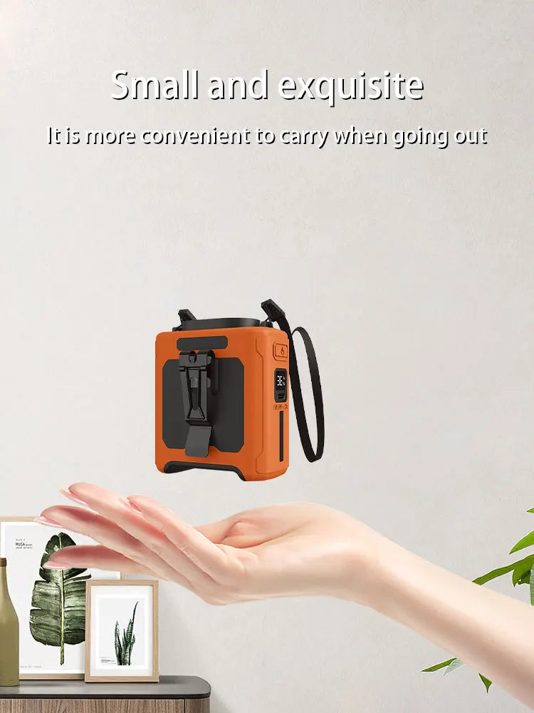 VENTILATEUR 10000mAh AVEC 5 VITESSES ET LUMIERE