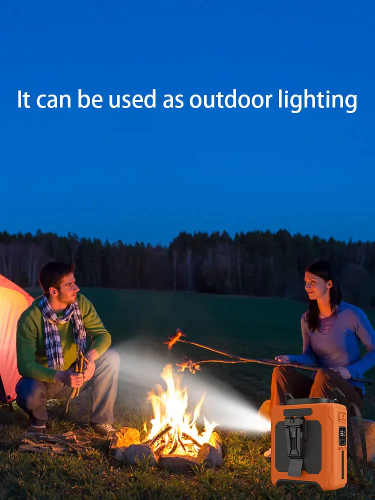 VENTILATEUR 10000mAh AVEC 5 VITESSES ET LUMIERE