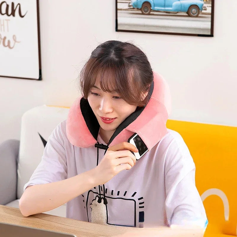 OREILLERS CERVICAL EN MOUSSE/FORME U