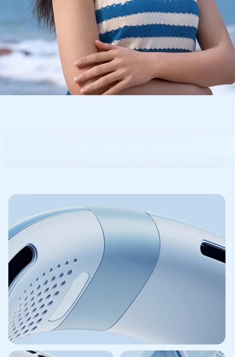 VENTILATEUR DE COU PORTABLE/RECHARGEABLE