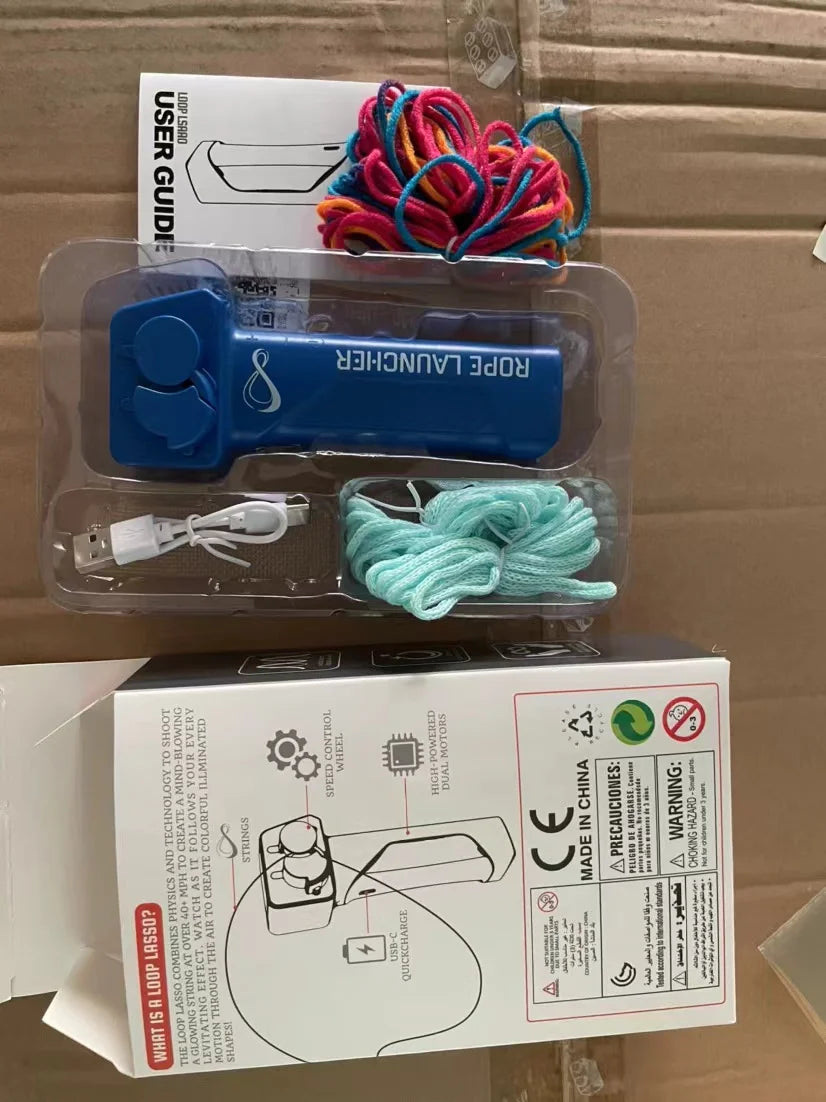 LANCEUR DE CORDE ELECTRIQUE USB/JOUET FIDGET