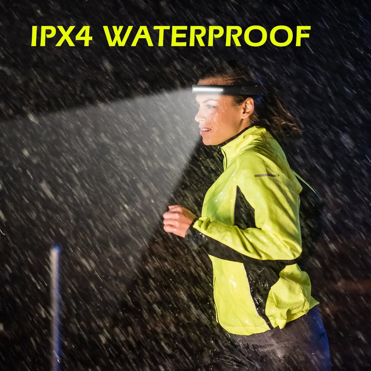 LAMPE FRONTALE A CAPTEUR RECHARGEABLE