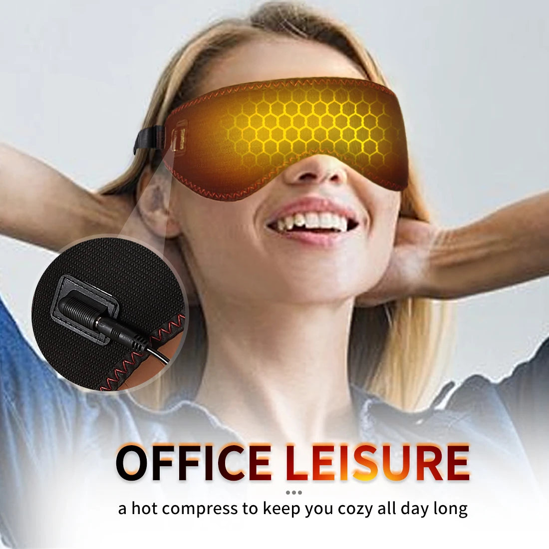 MASQUE CHAUFFANT YEUX  SECS 3 NIVEAUX