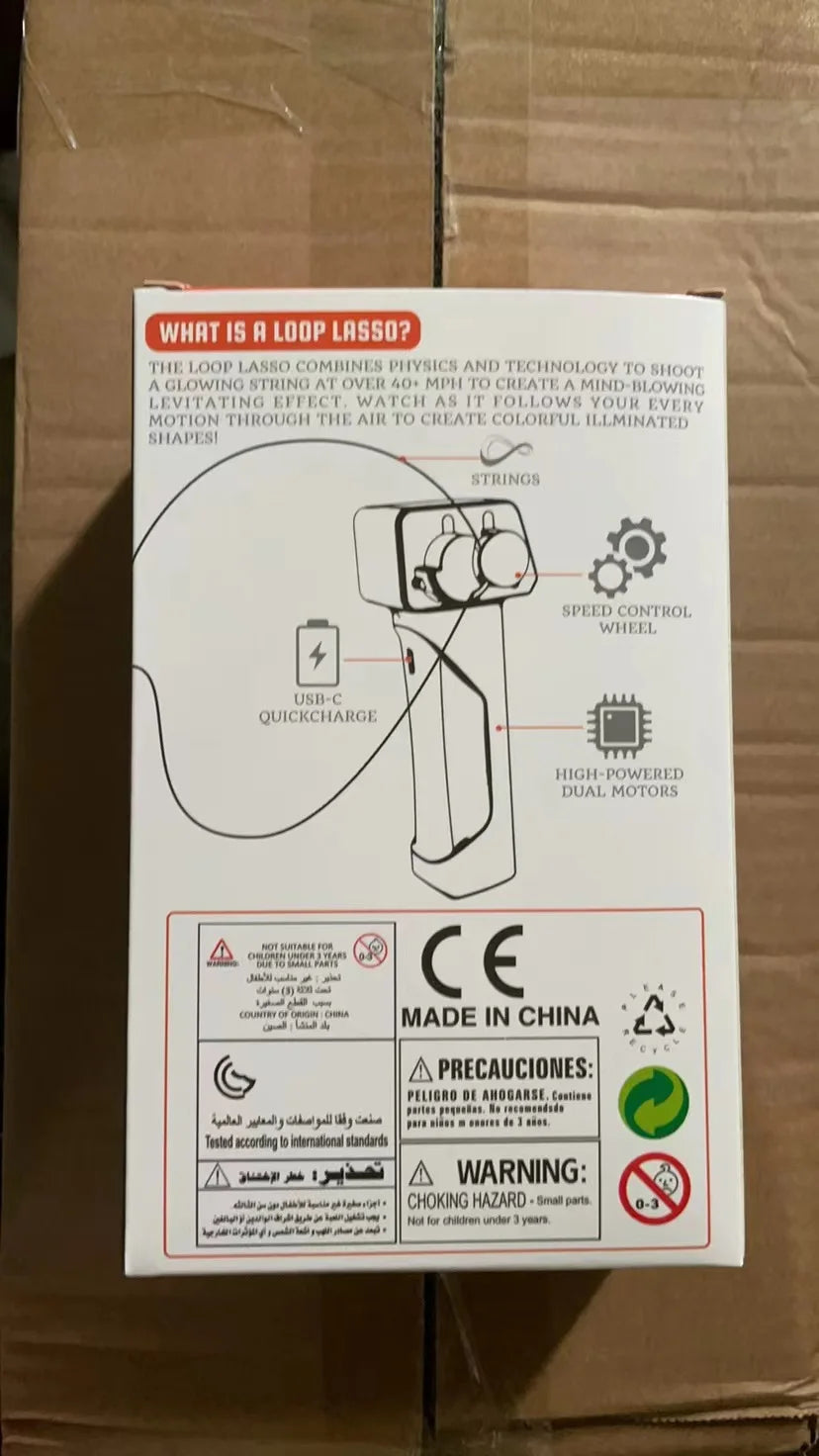 LANCEUR DE CORDE ELECTRIQUE USB/JOUET FIDGET