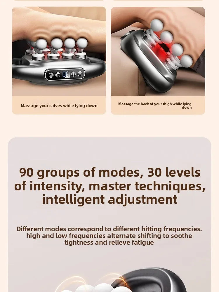 PISTOLET DE FASCIA/MASSEUR MULTI-TETES