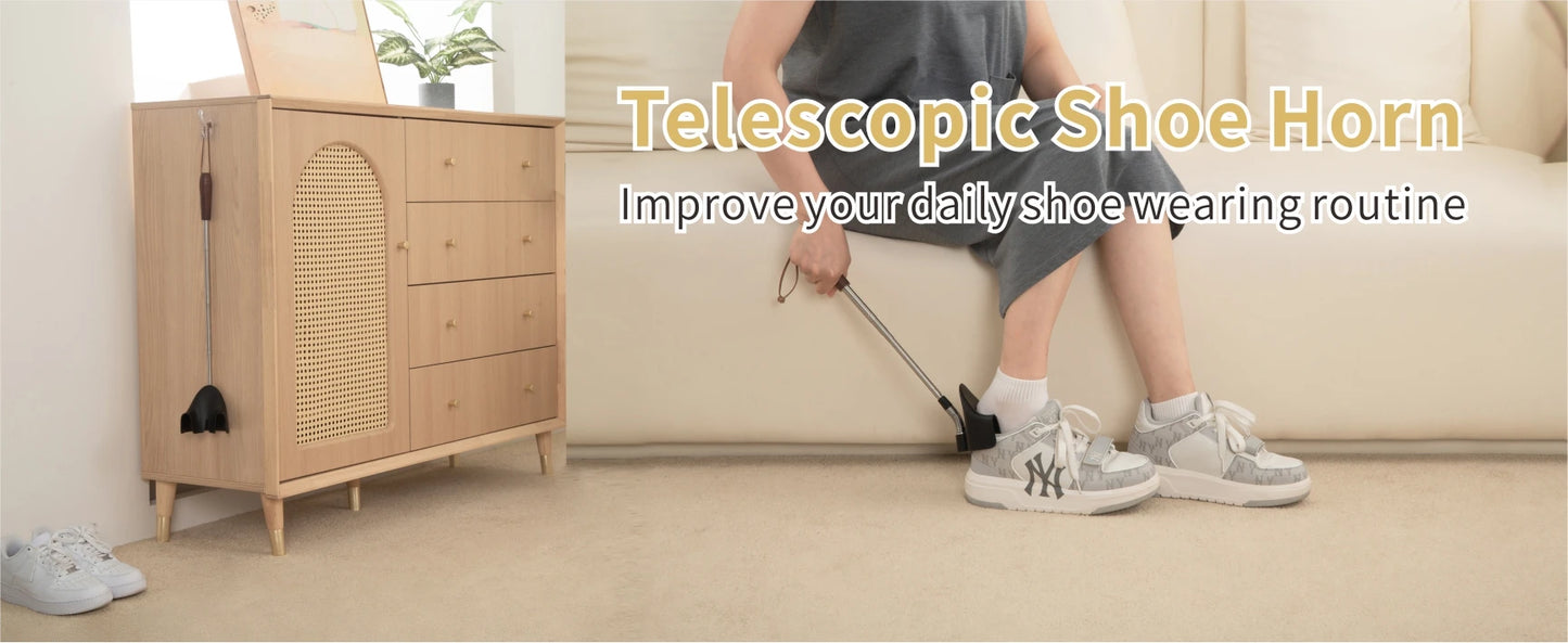 CORNE A CHAUSSURES A MANCHE POUR PERSONNES AGEES