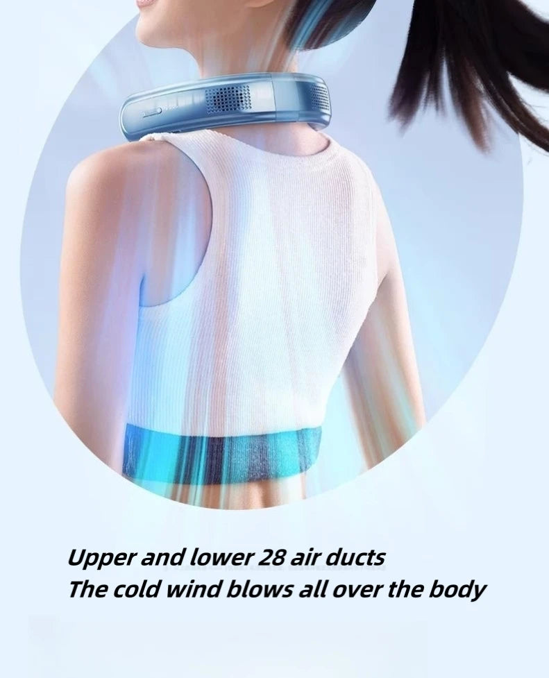 VENTILATEUR DE COU PORTABLE/RECHARGEABLE