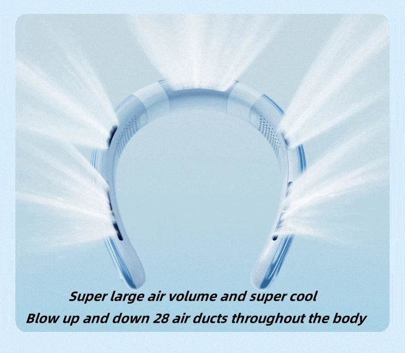 VENTILATEUR DE COU PORTABLE/RECHARGEABLE